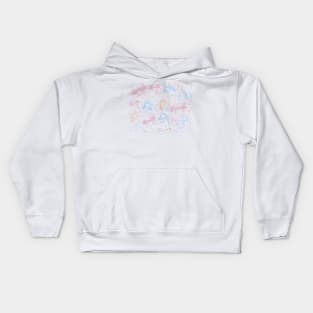 Ojamajo Doremi Doodle (White) Kids Hoodie